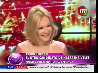 El otro candidato de Nazarena Vélez. Cosentino tiene competencia