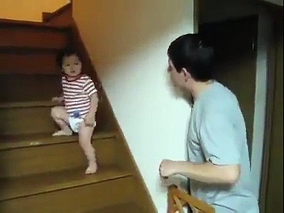 Funny Dad and Kid having Argument