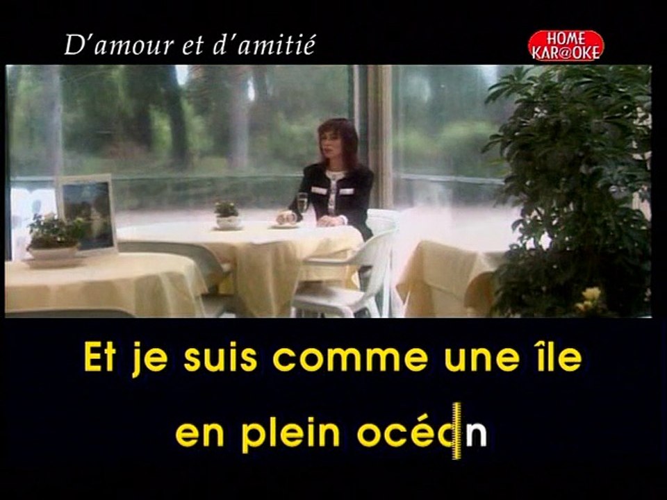 KARAOKE CELINE DION - D'amour et d'amitié