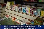 Aumento en precios de medicinas