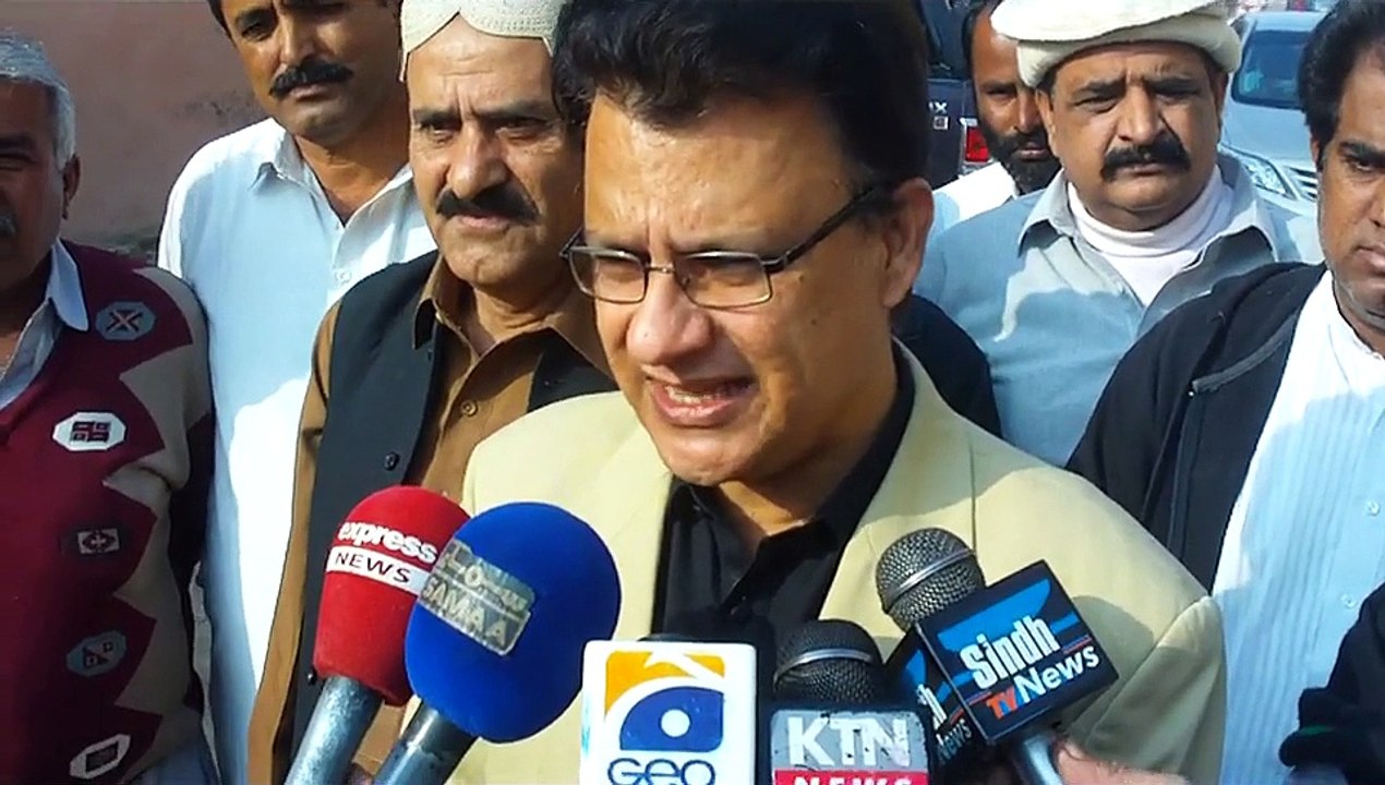 Ayaz Latif Palijo Media Briefing  During Bedari March Phase-5 on 25th Jan 2015