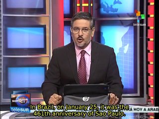 Multicultural city of Sao Paulo celebrates its 461st anniversary