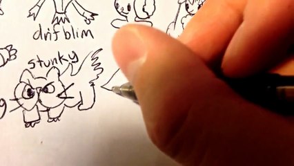 how to draw Pokemons Skuntank