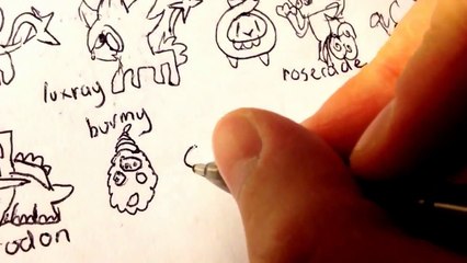 How to draw Pokemons Wormadam