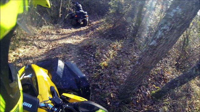 sortie proximité Quad Salvetain 25 janvier 2015 ( 1 ere video )