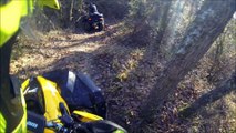 sortie proximité Quad Salvetain 25 janvier 2015 ( 1 ere video )
