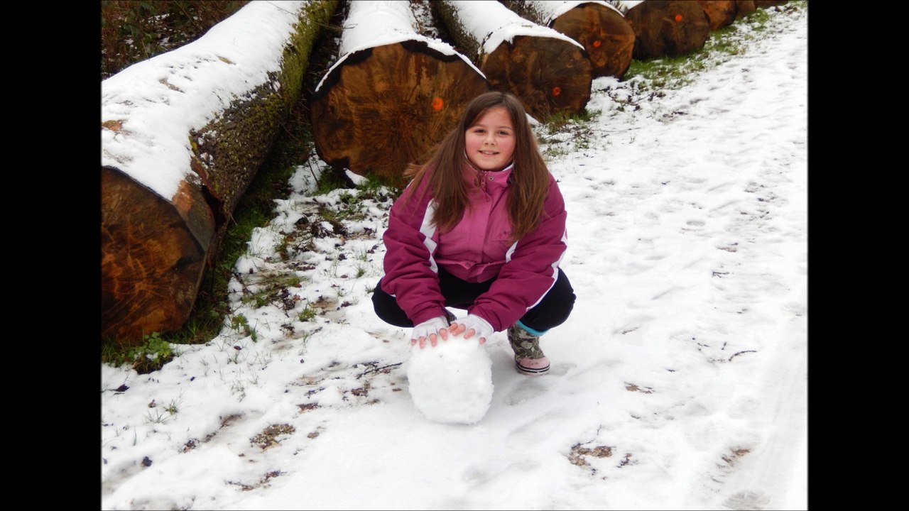 dans la marne la neige a tomber