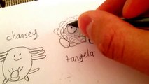 how to draw Pokemons Tangela