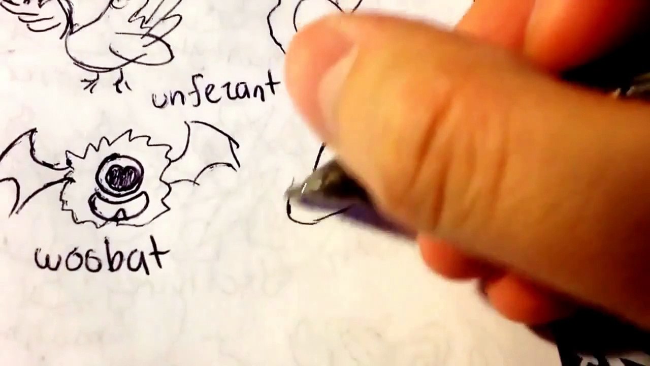 how to draw Pokemons Swoobat