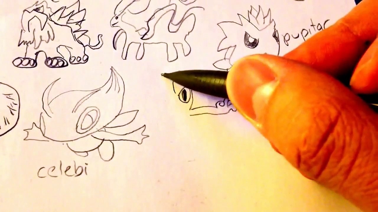 How to draw Pokemons Treecko