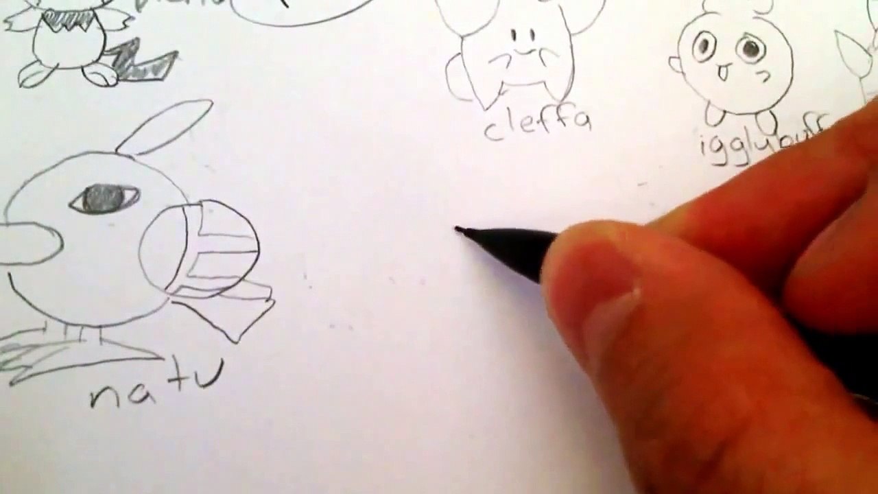 How to draw Pokemons Xatu