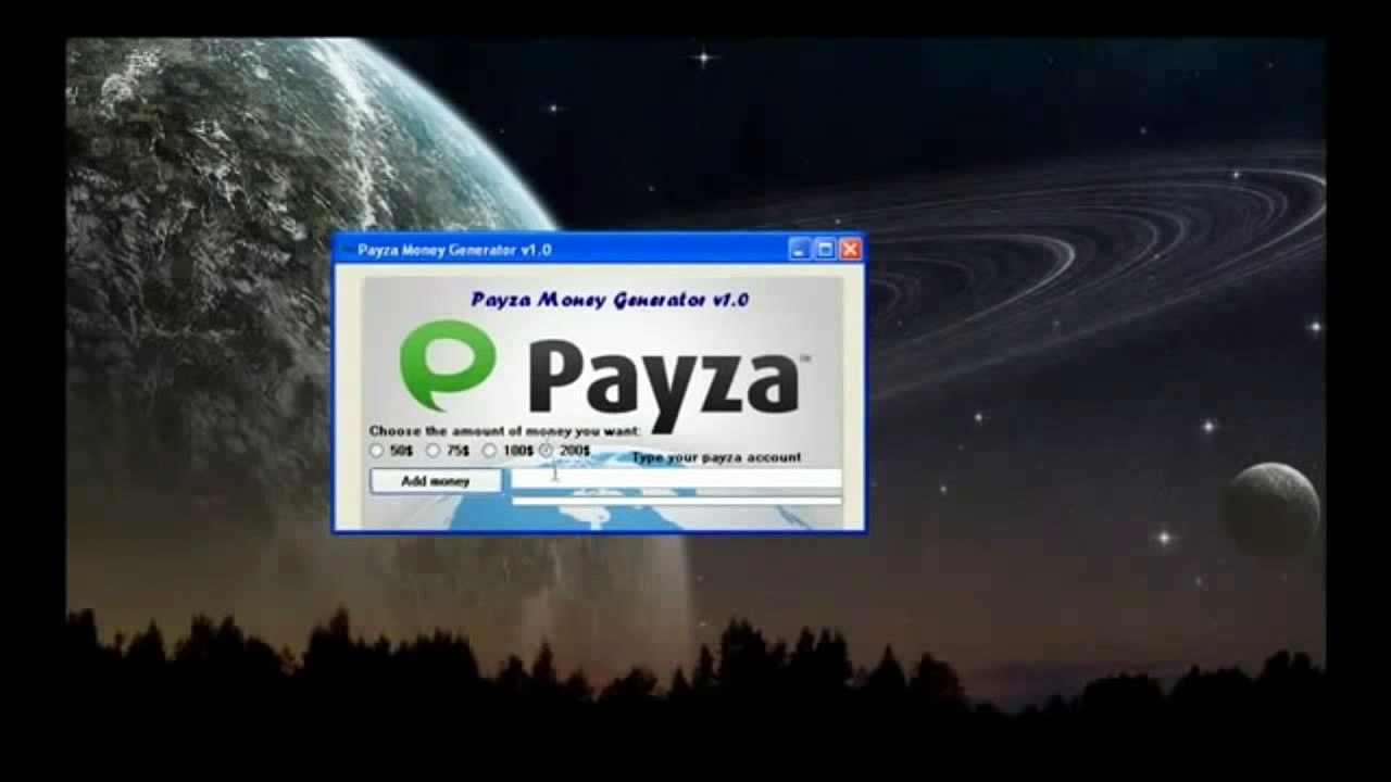 Payza Money Adder Hack