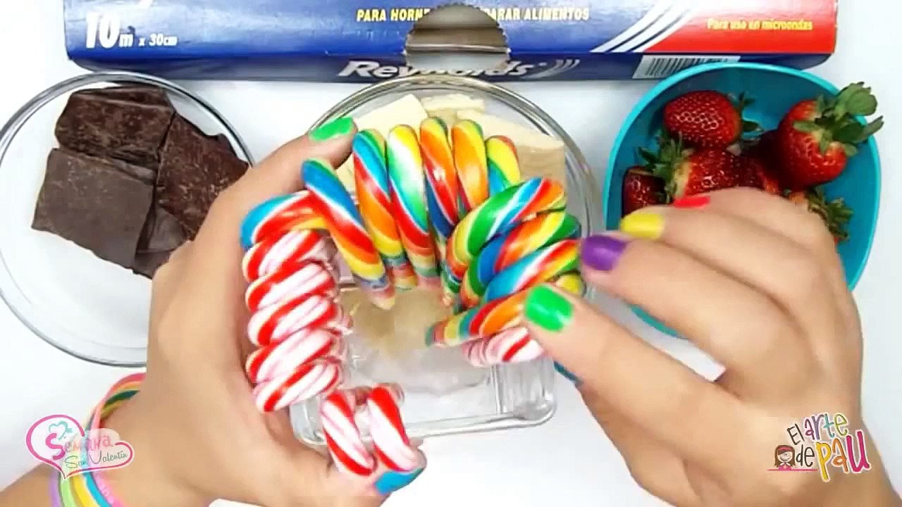 (Day 1) Valentine's Day Chocolate&Candy Lollipop _ (Día 1) Paleta de caramelo San Valentín