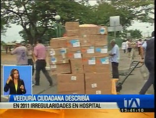 Veeduría ciudadana describía irregularidades  en el hospital del IESS de Guayaquil en 2011