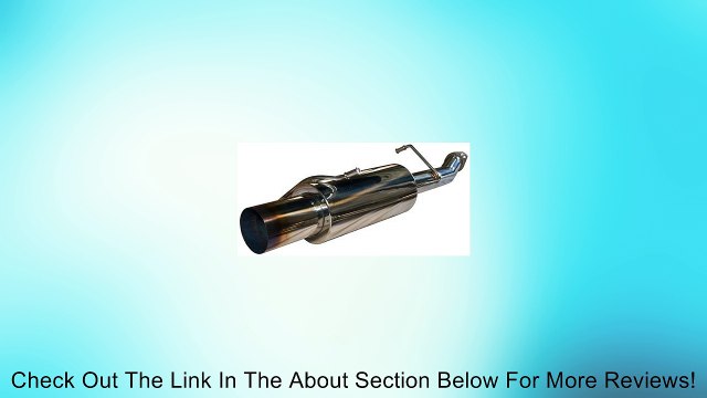 Turbo XS 02-07 WRX-STi Rear Muffler Assembly w/ Titanium Tip Review