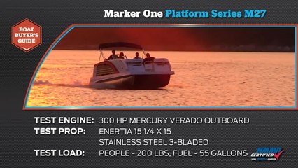 2015 Boat Buyers Guide: Marker One Platform Series M27