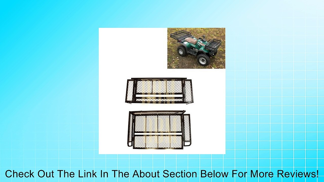 Universal ATV Front & Rear Basket Cargo Carrier Racks Cargo Racks ATV Racks Review
