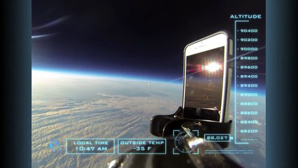 iPhone 6 in Space! HD balloon flight to 101,000 Feet by UAG