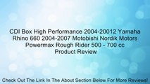 CDI Box High Performance 2004-20012 Yamaha Rhino 660 2004-2007 Motobishi Nordik Motors Powermax Rough Rider 500 - 700 cc Review