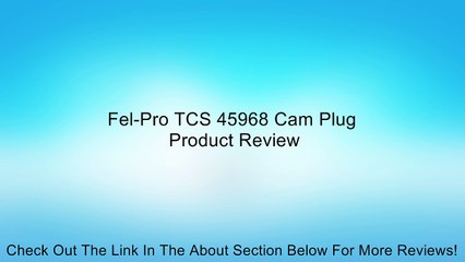 Fel-Pro TCS 45968 Cam Plug Review