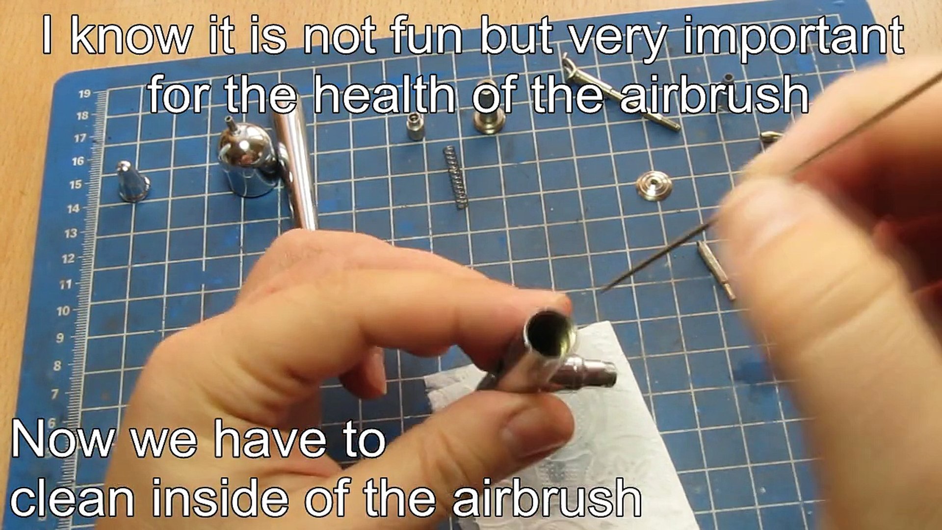 How to clean an Airbrush 