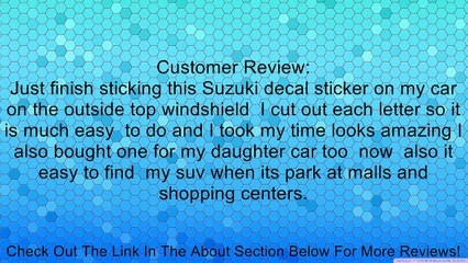 Factory Effex 12-94414 Black 1' (Suzuki) Die-Cut Sticker Review