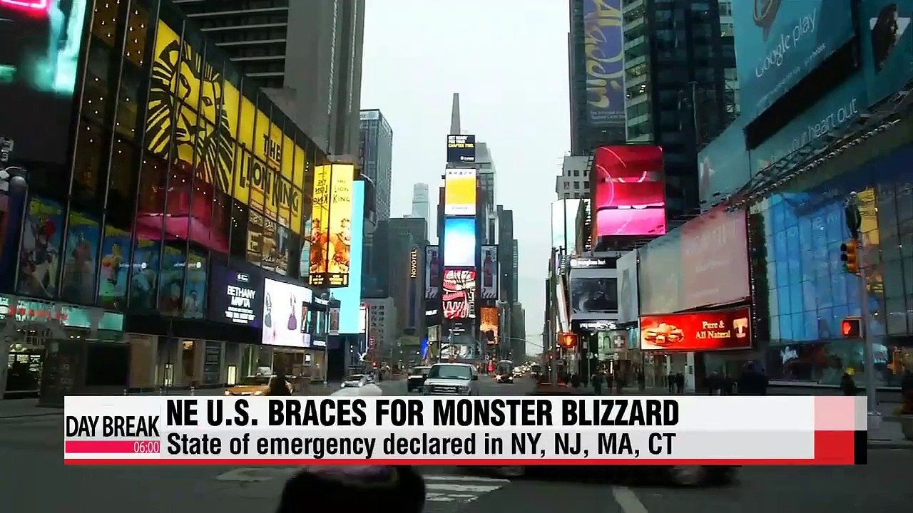State of emergency declared in Northeastern U.S. ahead of monster blizzard