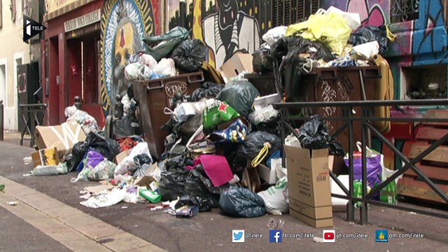 Marseille: les déchets s'accumulent après une grève des éboueurs