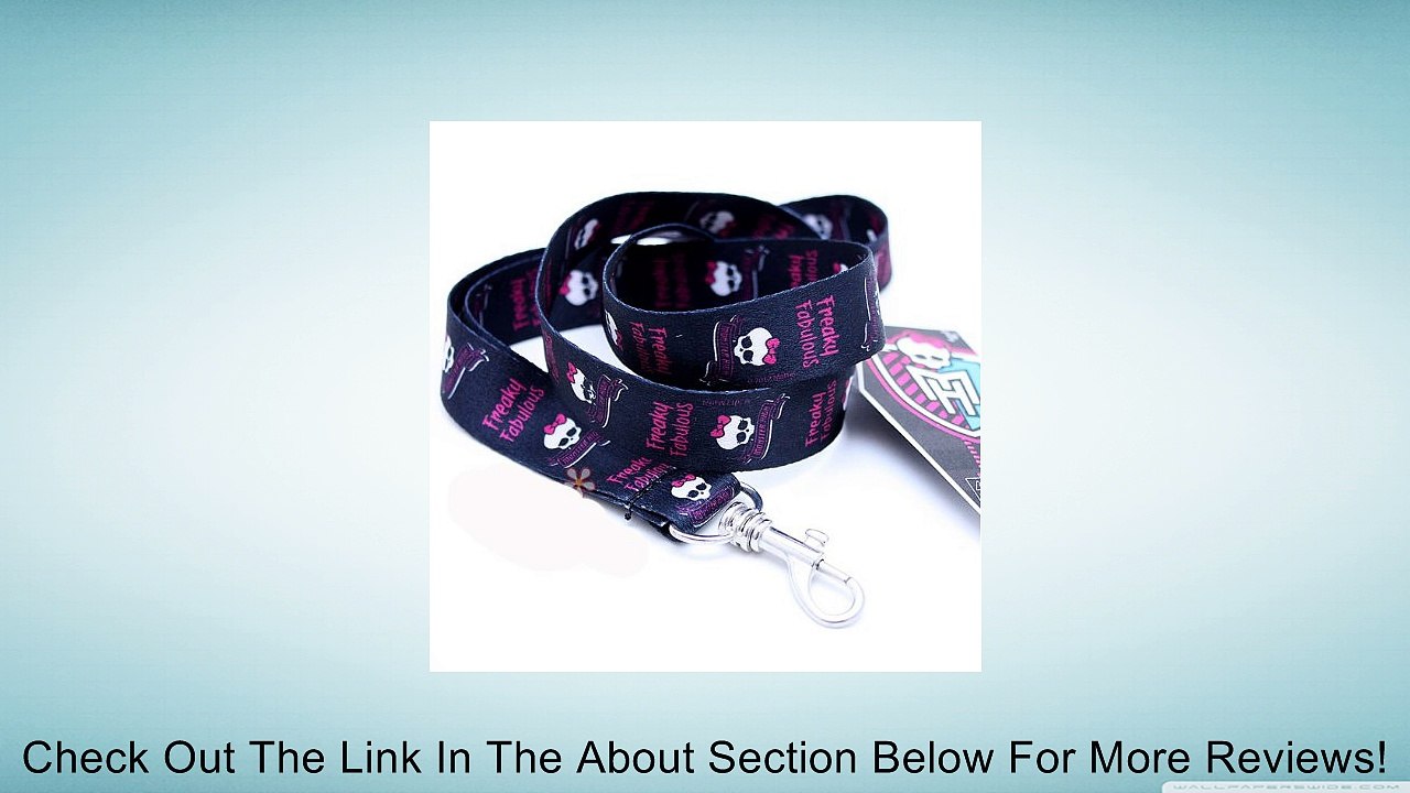 Licensed Monster High BLACK Lanyard Key Chain ID Holder Review