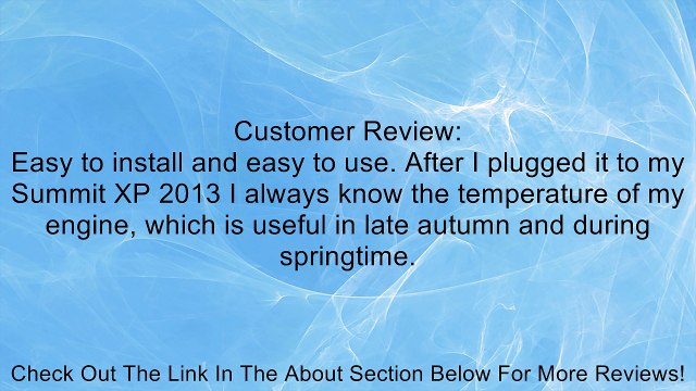 Ski-Doo 860200629 Engine Temperature Module Review