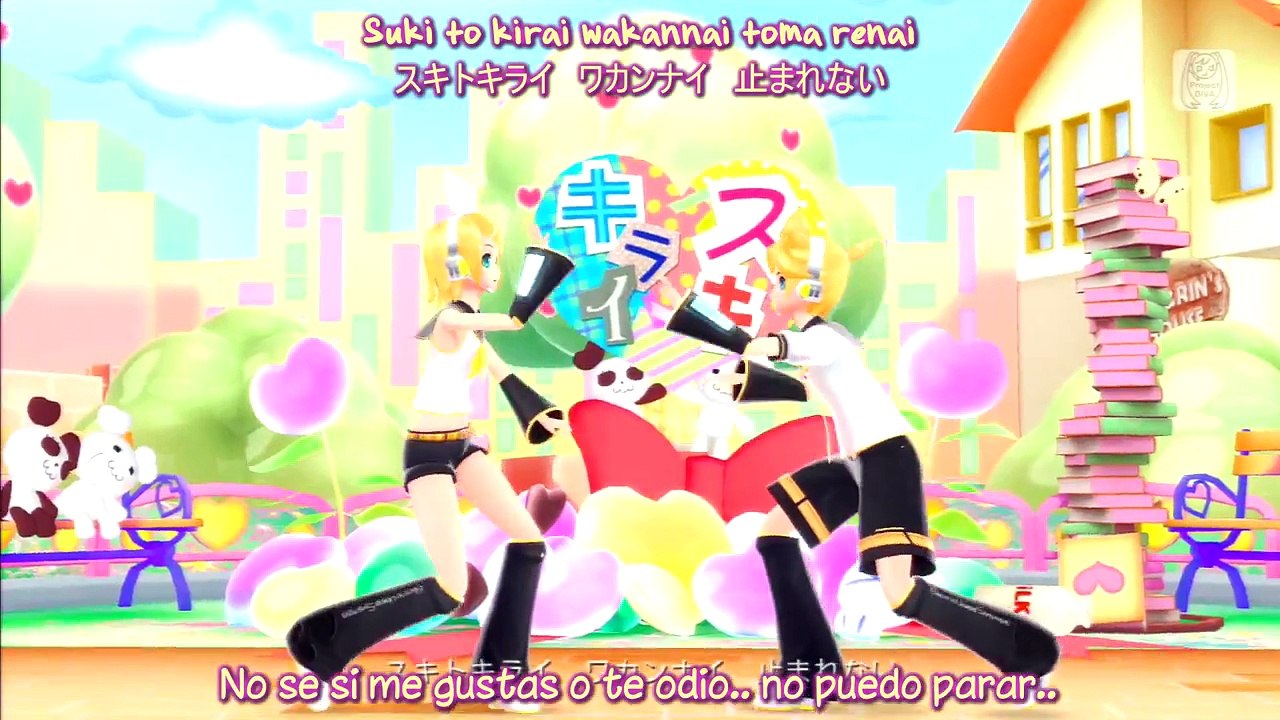 [1080p 60fps][07] Suki Kirai - Rin & Len Kagamine Sub Español [Project Diva F 2nd]