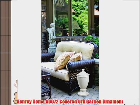 Kenroy Home 60072 Covered Urn Garden Ornament