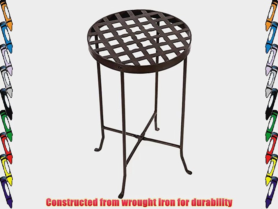 Minuteman International Flowers Plant Stand III Metal