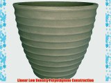 Planters Online Resin Bee Hive Planter Dove Gray Finish 20-Inch