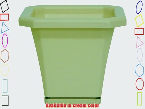 Rush Creek Designs PIM0972012722 Acadia Round Planter Creme