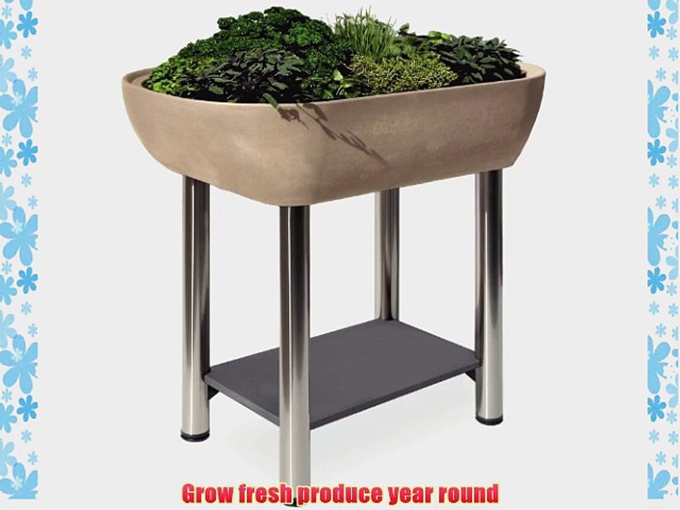 G365 Elevated Garden Table Color: Latte