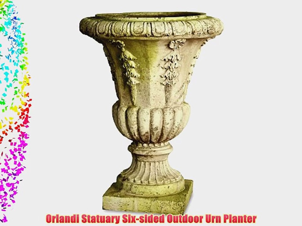 Orlandi Statuary Six-sided Outdoor Urn Planter