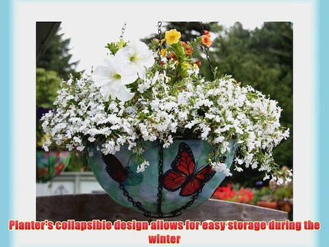 Toland Home Garden Butterfly 14-Inch Hanging Art Planter 202023