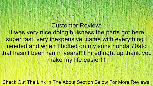 1978 1979 1980 1981 1982 1983 1984 1985 Honda ATC 70 Carburetor Trike ATC70 Carb Review