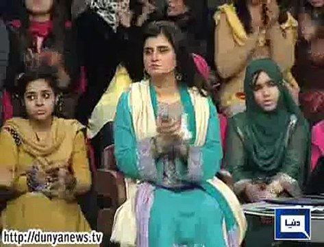 Mazaaq Raat Dunya News Saba Hameed is Weeping for her Pakistan ..