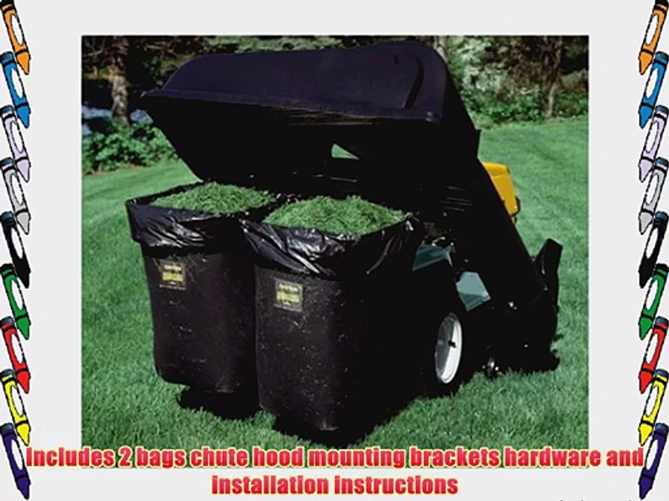 Arnold OEM-190-180A FastAttach Twin Bag Grass Collector Fits Most MTD and Yardman 38-Inch and