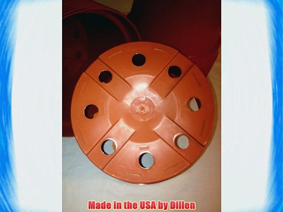 10 Inch Flower Pot (Qty. 10) Plastic Terracotta Color