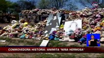 Captan a personas robando peluches en popular animita de la Autopista del Sol - CHV Noticias