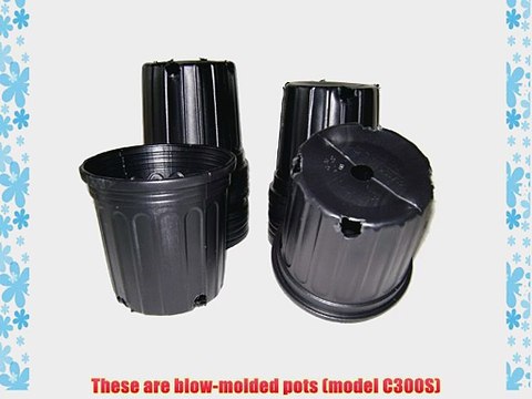 50 NEW Plastic Nursery 1 Gallon Trade POT ~ Holds 0.66 Gal