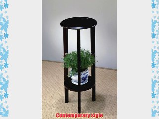 Accent Plant Stand in Cappuccino Finish