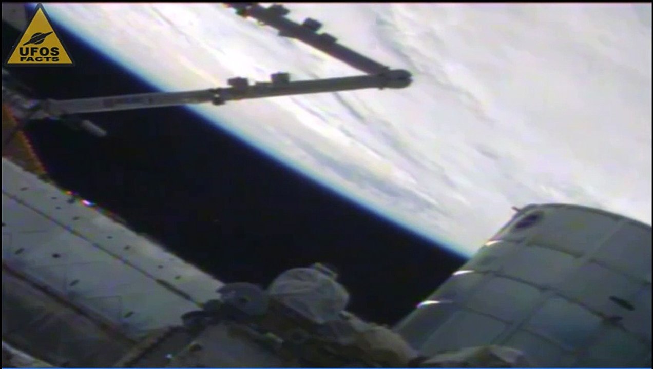 UFO Caught At Space Station On Live Cam, August 4, 2014