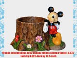 Woods International 4032 Mickey Mouse Stump Planter 8.875-Inch by 8.625-Inch by 12.5-Inch