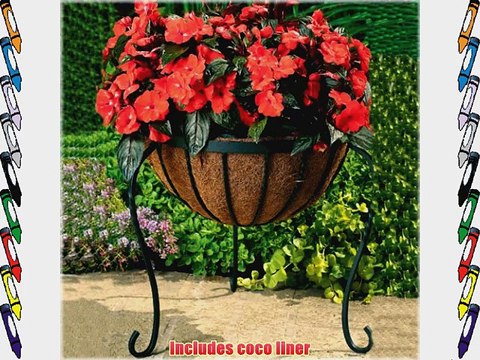 CobraCo Black Canterbury Basket Plant Stand BSCB15-B