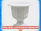 Novelty 38192 Classic Urn White 19-Inch
