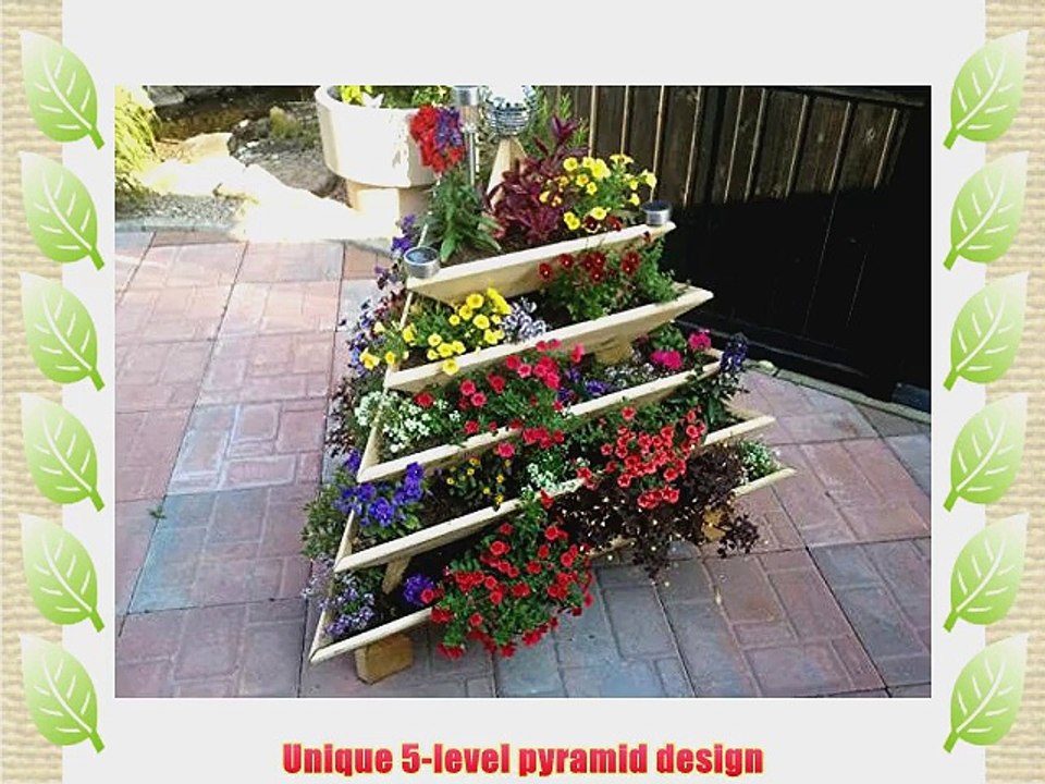 Smart Carts Enterprises LLC Plant Pyramid Level 5 Cedar